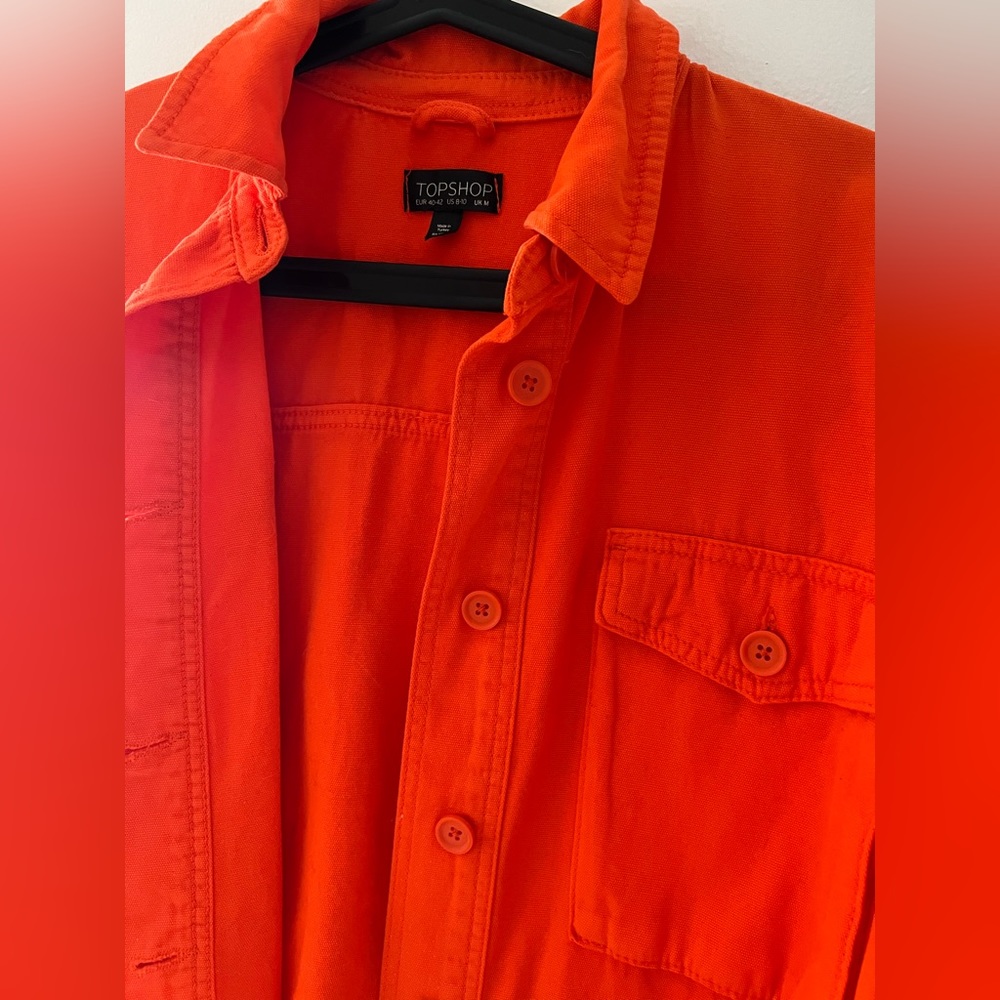 Top Shop Orange Jacket - Picture 2 of 4